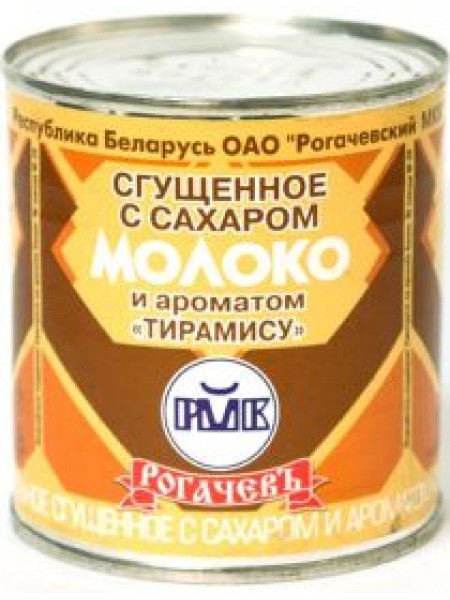 конс. Молоко сгущ. Тирамису 8,5% 380г ж/б Рогачев конс. Молоко сгущ. Тирамису 8,5% 380г ж/б Рогачев